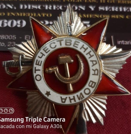 Sowjetische Sternmedaille für Tapferkeit