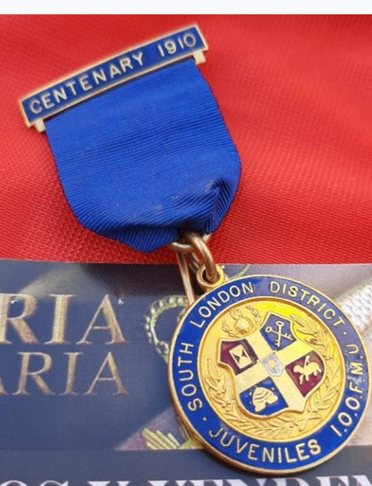 MASONIC MEDAL ”LONDON DISTRICT 1910”