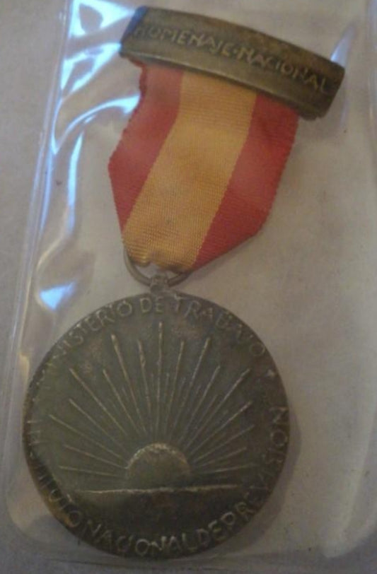 Servicio doméstico medalla de plata. 