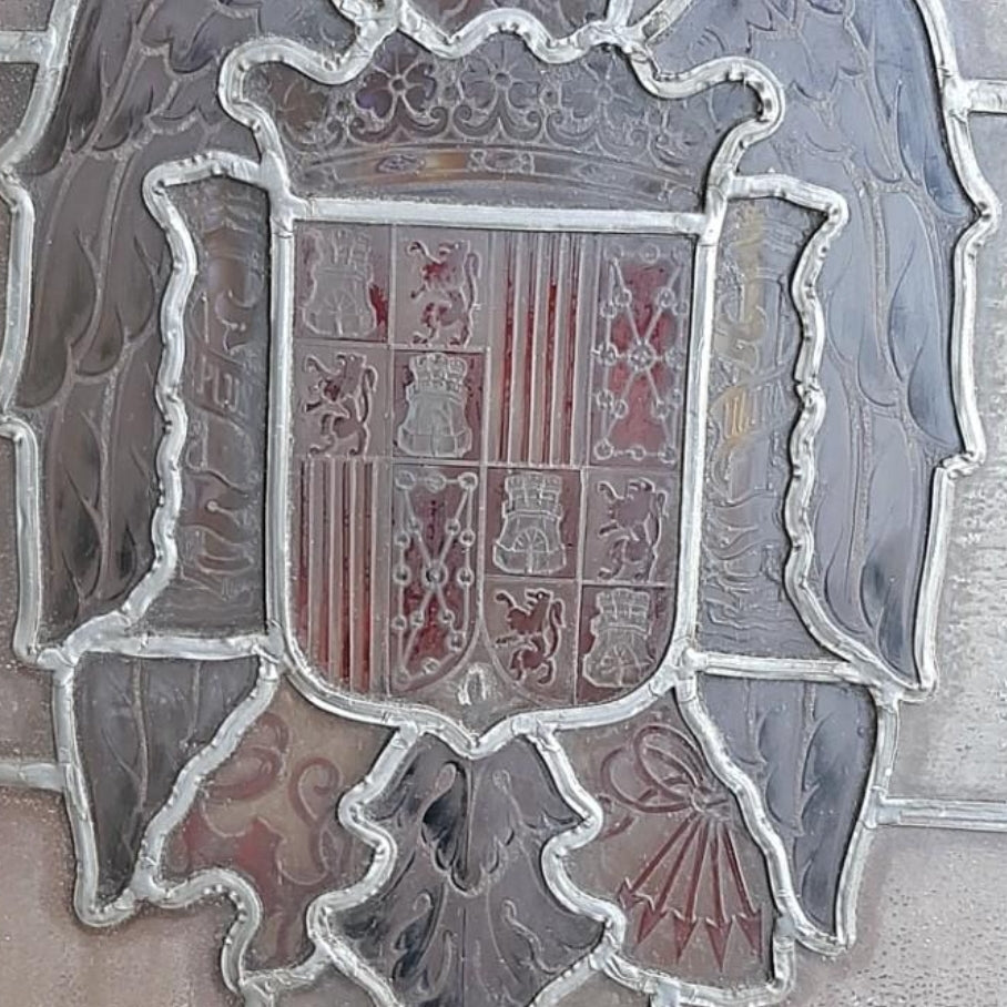 Shield window Spain 1940s