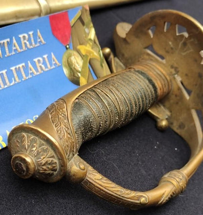 Spanish official military saber, ancient monarchy period,