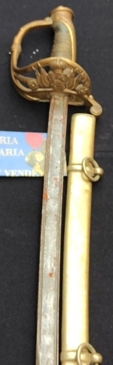 Spanish official military saber, ancient monarchy period,