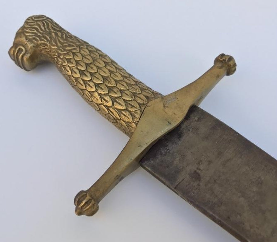 Regulatory Spanish infantry machete from the time of Isabel II.