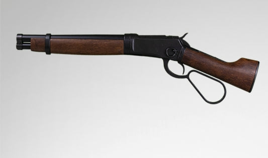 Replica Mares short leg short black rifle of 55 centimeters.