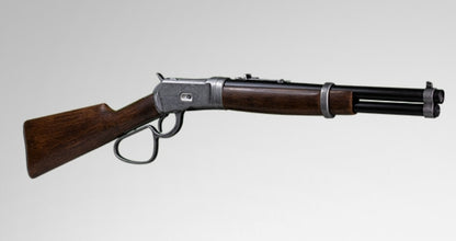 Replica USA Carbine 82cm PX 1892 black Winchester rifle in black finish.