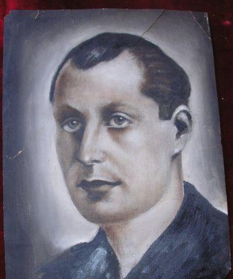 Oil portrait of José Antonio Primo de Rivera.