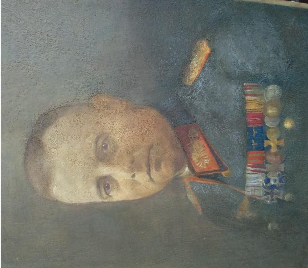 Oil portrait of a Wehrmacht general