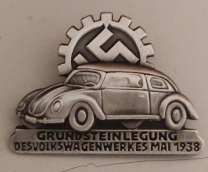 Reproduction Volkswagen badge 1938