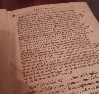 Rare 17th century book about the Western Roman Empire “Militia Romana”