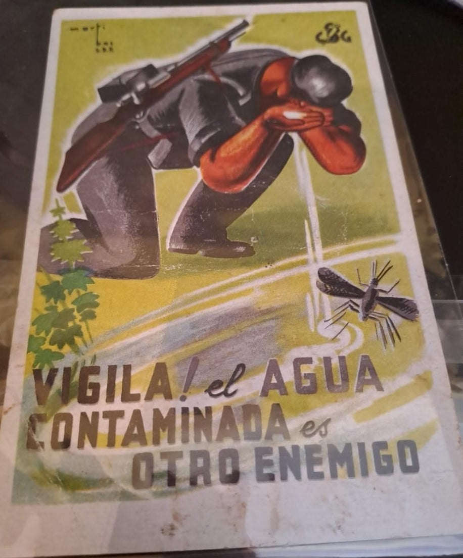 UGT República propaganda postcard