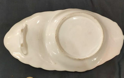 Porcelain with gilt decoration.