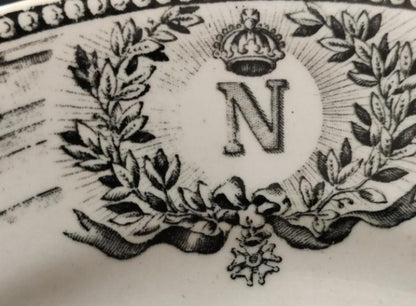 Napoleonic decorative plate. Bataille somo-siero 1808