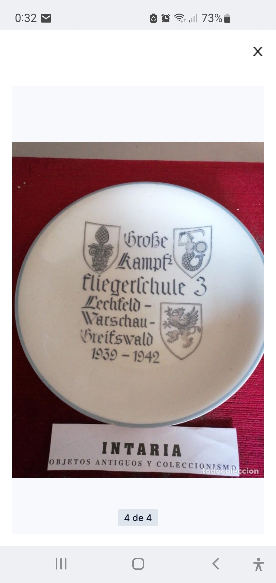 Warsaw Luftwaffe Fighter Pilot School Dish