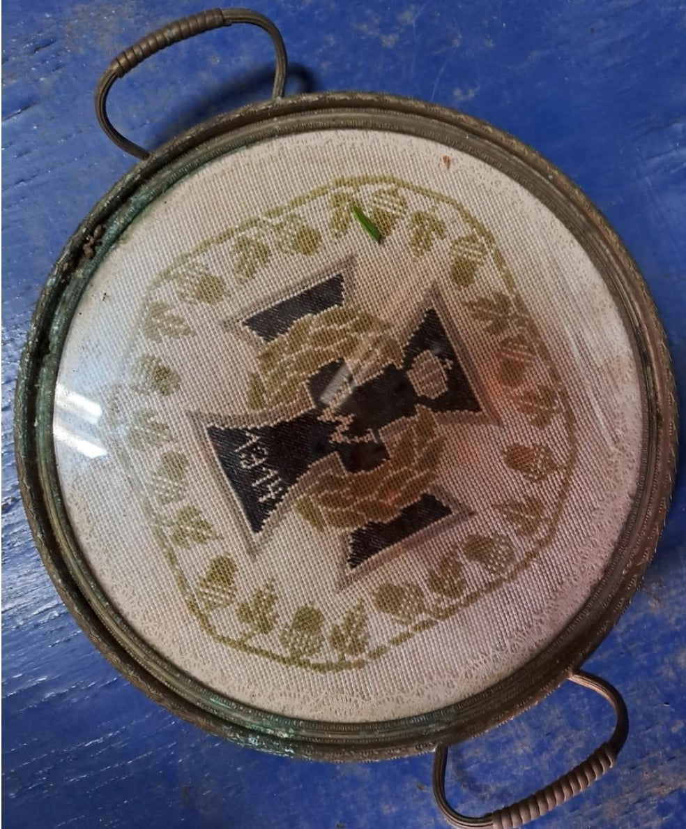 Iron cross plate