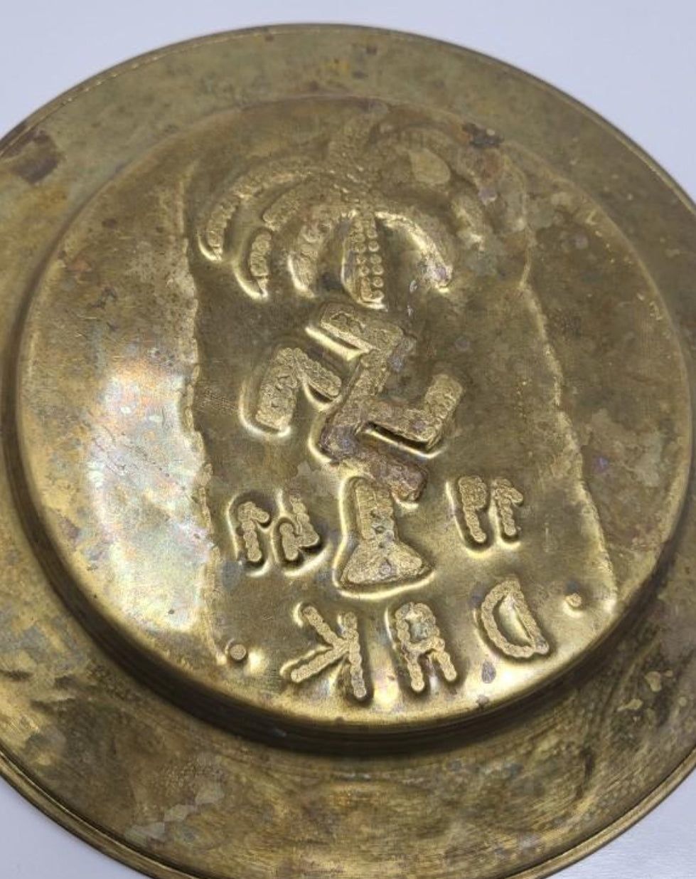 Africakorps Trench Art Dish