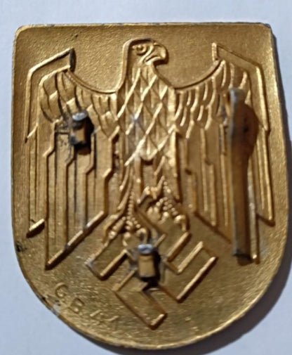 Kriegsmarine Afrikakorps salacot badge