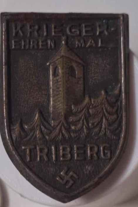 German propaganda plaque