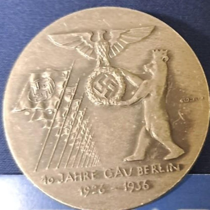 German propaganda plaque