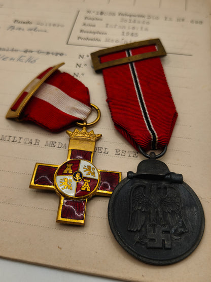 Medallas combatiente división azul IIWW