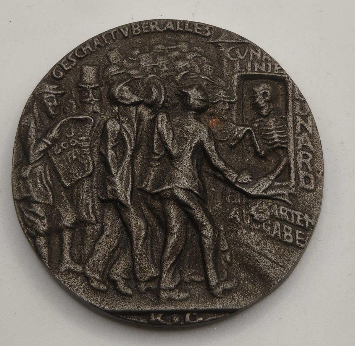 Medal of sinking of the RMS Lusitania. Germany IWW
