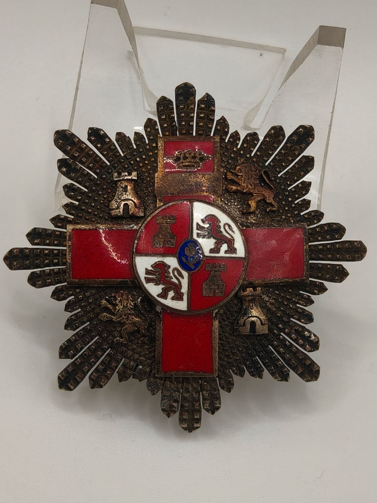 Egaña's Red Merit Order Cross. Legion Cóndor, Spanish Civil WAR.