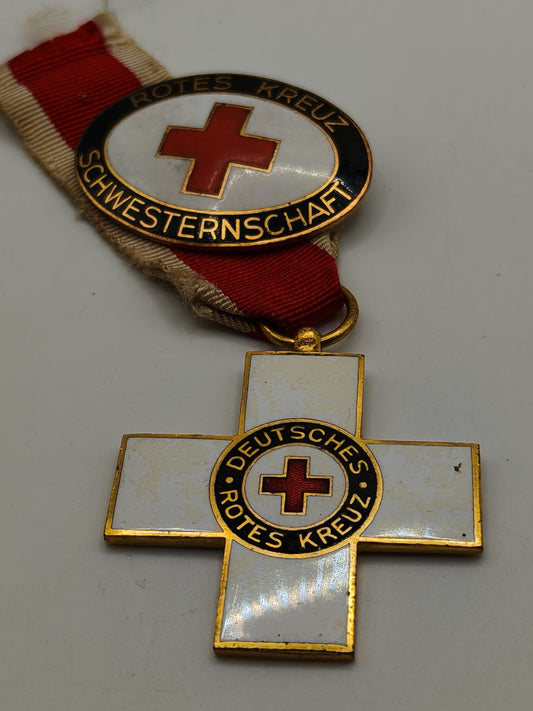 Medal badge Red Cross. Republic of Weimar. Germany.