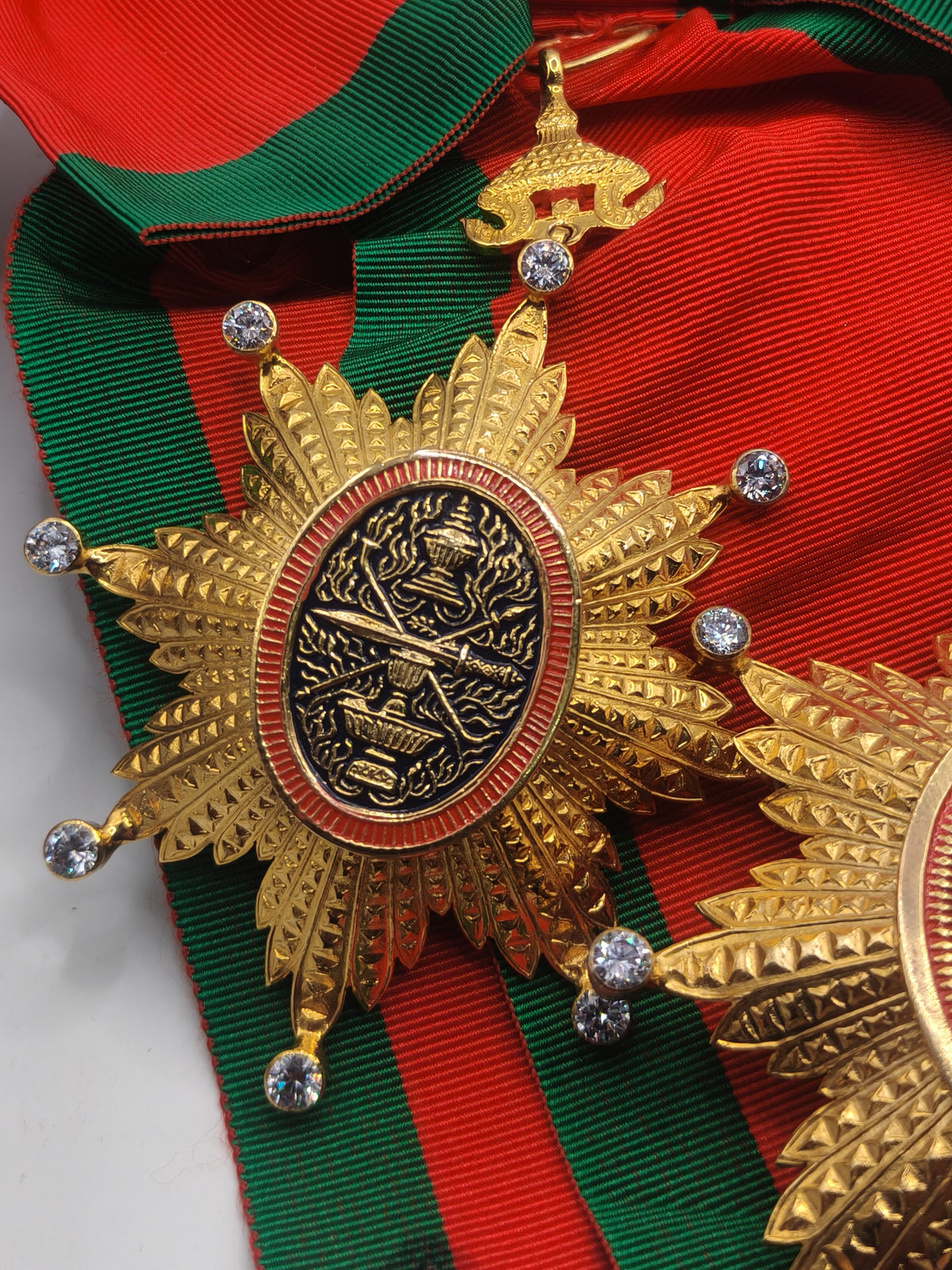 Royal Order Of Cambodia, Grand Cross Set, Modern Issue.
