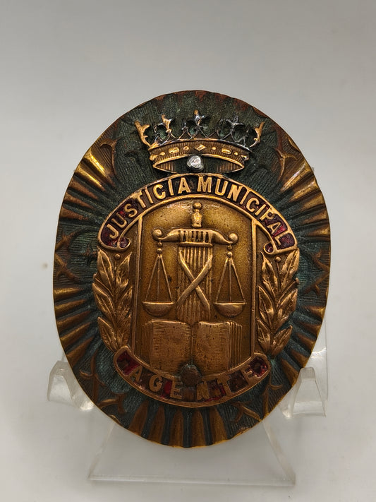 Placa Justicia Municipal época Franco