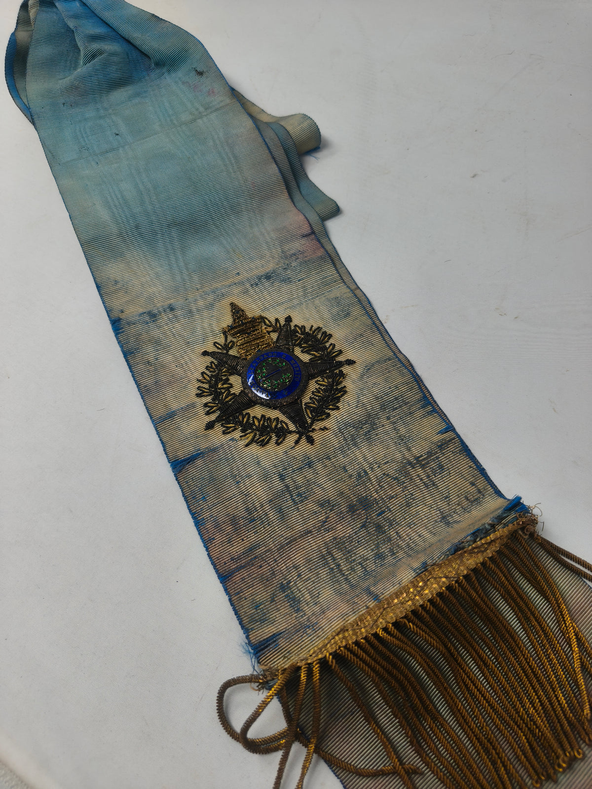 Order of The Sword and Tower, Sash. XIX Century, Portugal.