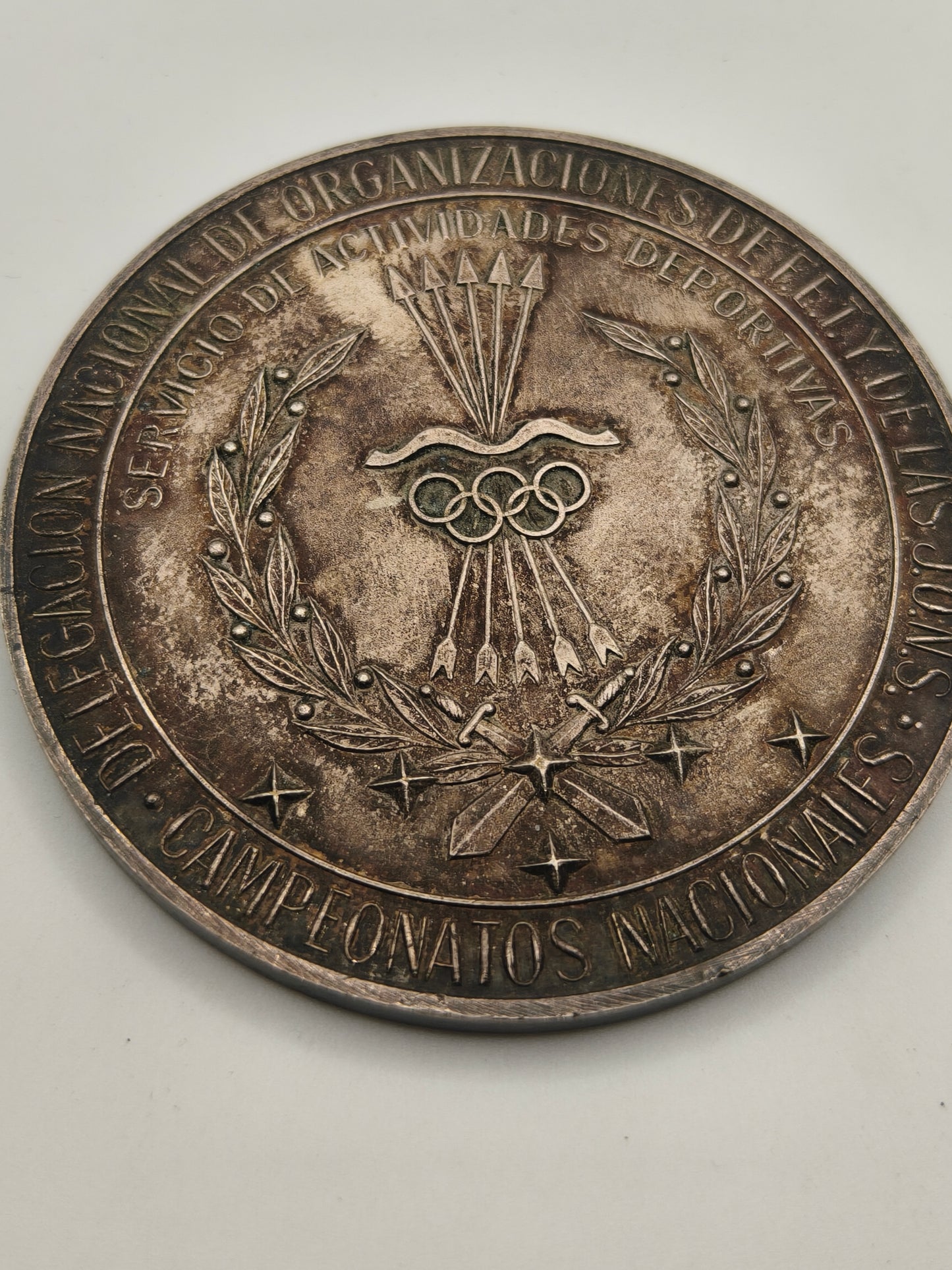 Phalanx Gun Shoot Medal. Spain Franco's period.