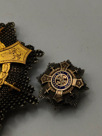 Cruz de guerra Modelo leones rojos. Guerra civil española