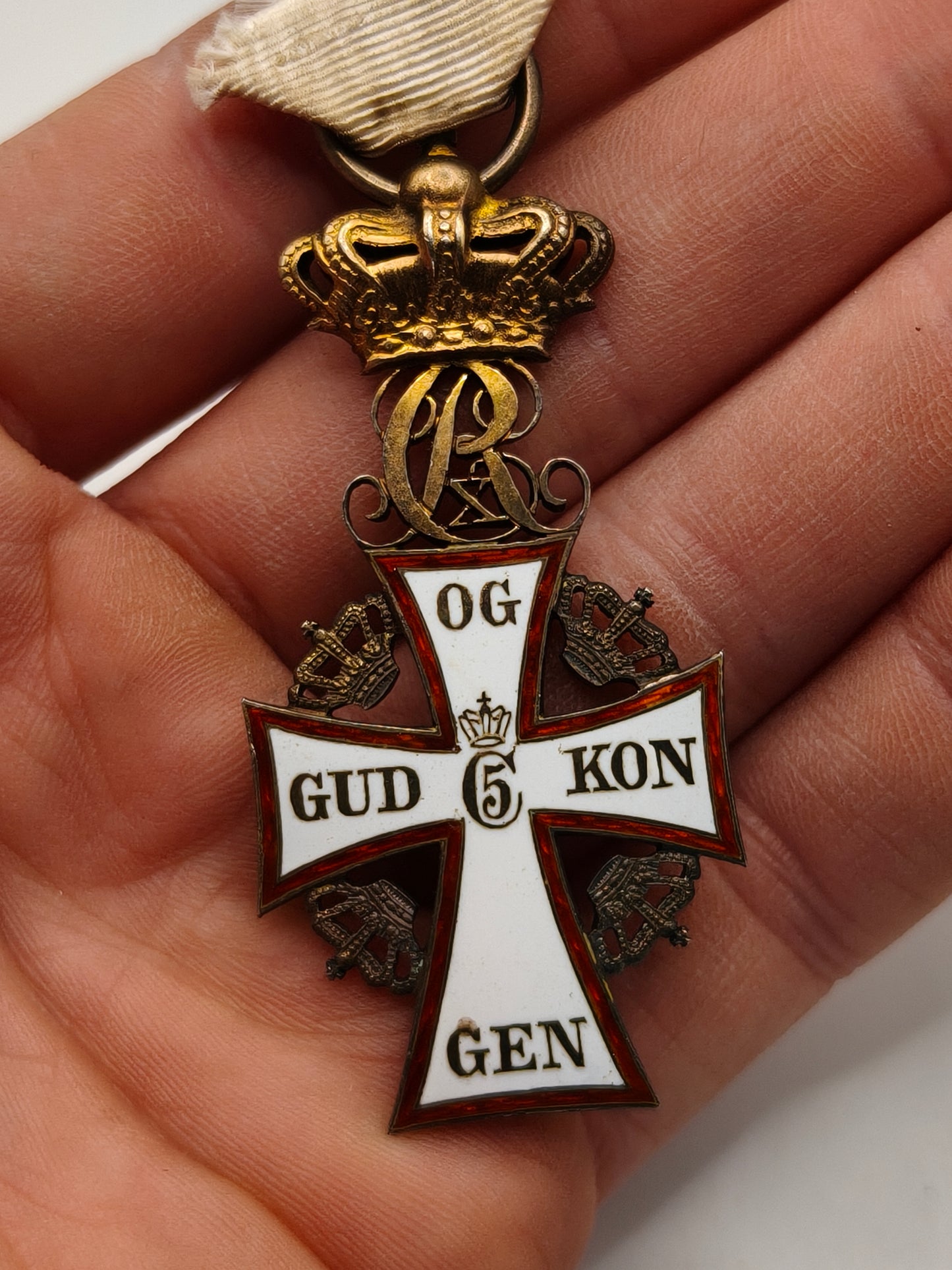 Medalla orden de Dannebrog Dinamarca