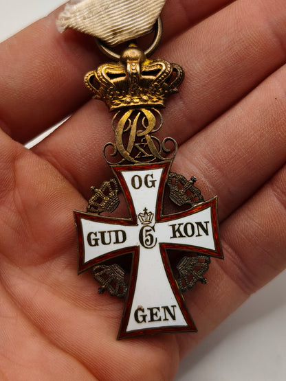 Medalla orden de Dannebrog Dinamarca
