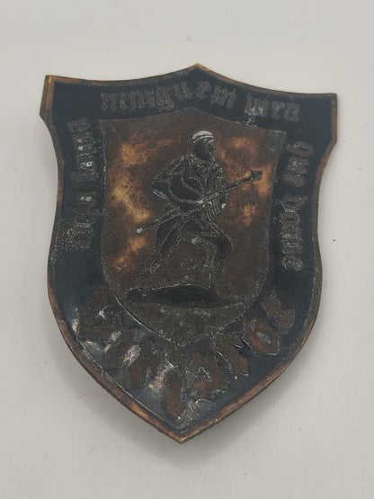 Viriatos badge . Spanish Civil war. Enameled.