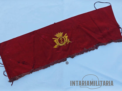 Bandera de tambor infantería regimiento N2. España