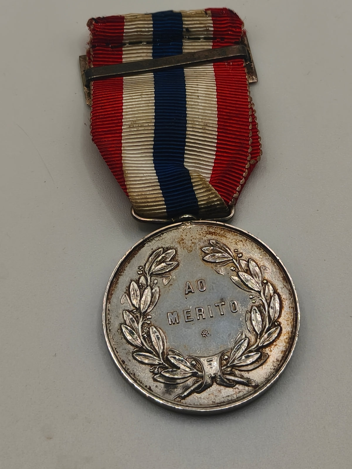Fireman Merit Medal, Portugal, sterling silver.