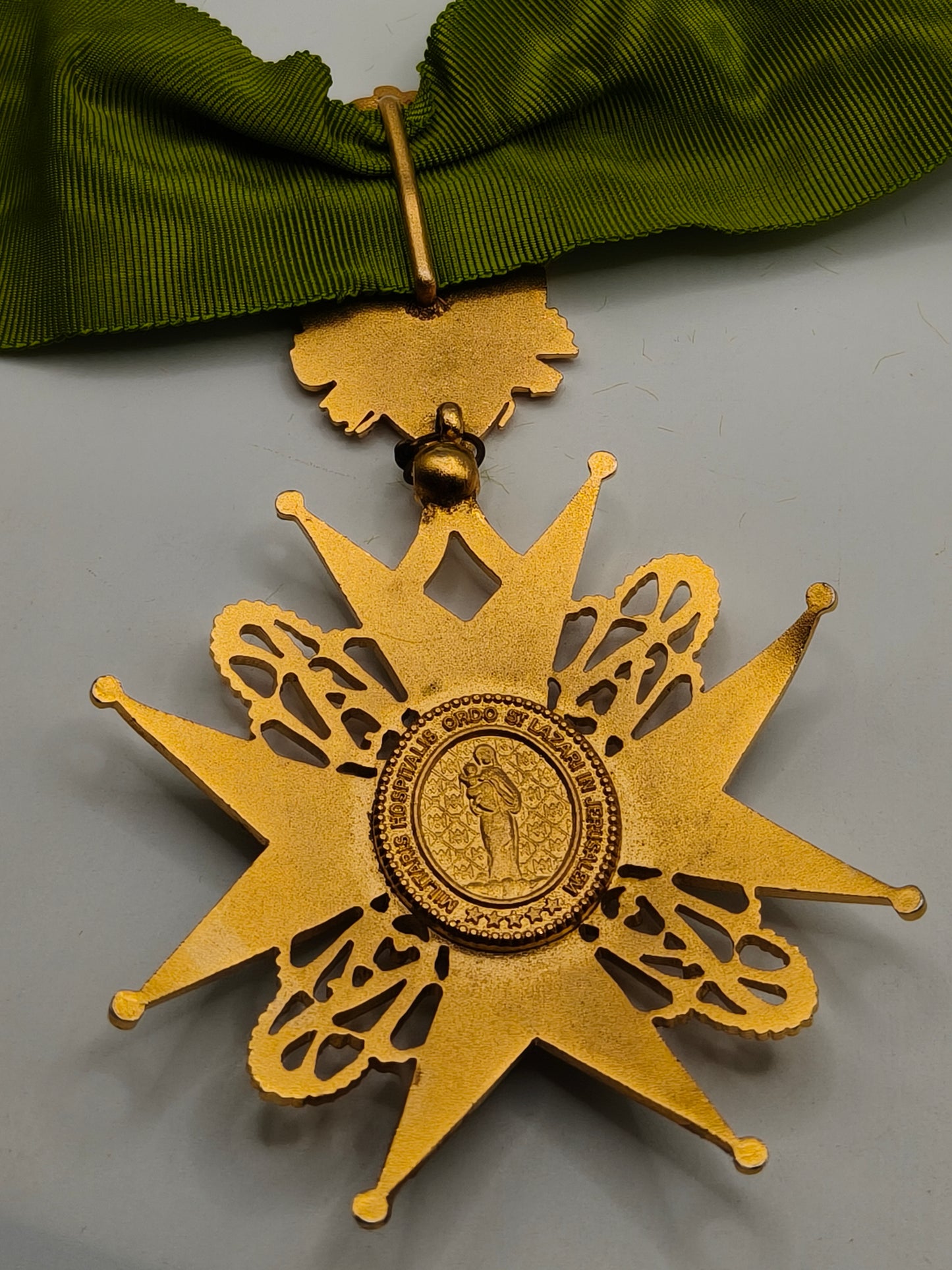 Medalla encomendador orden de San Lázaro