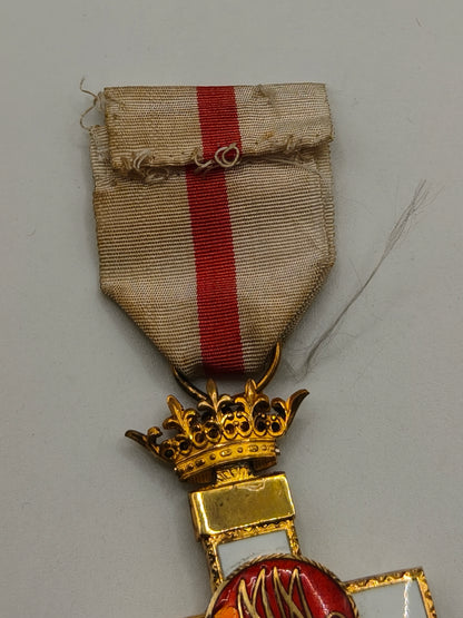 Military Merit Medal, jewelry model. Spain Franco's Period.