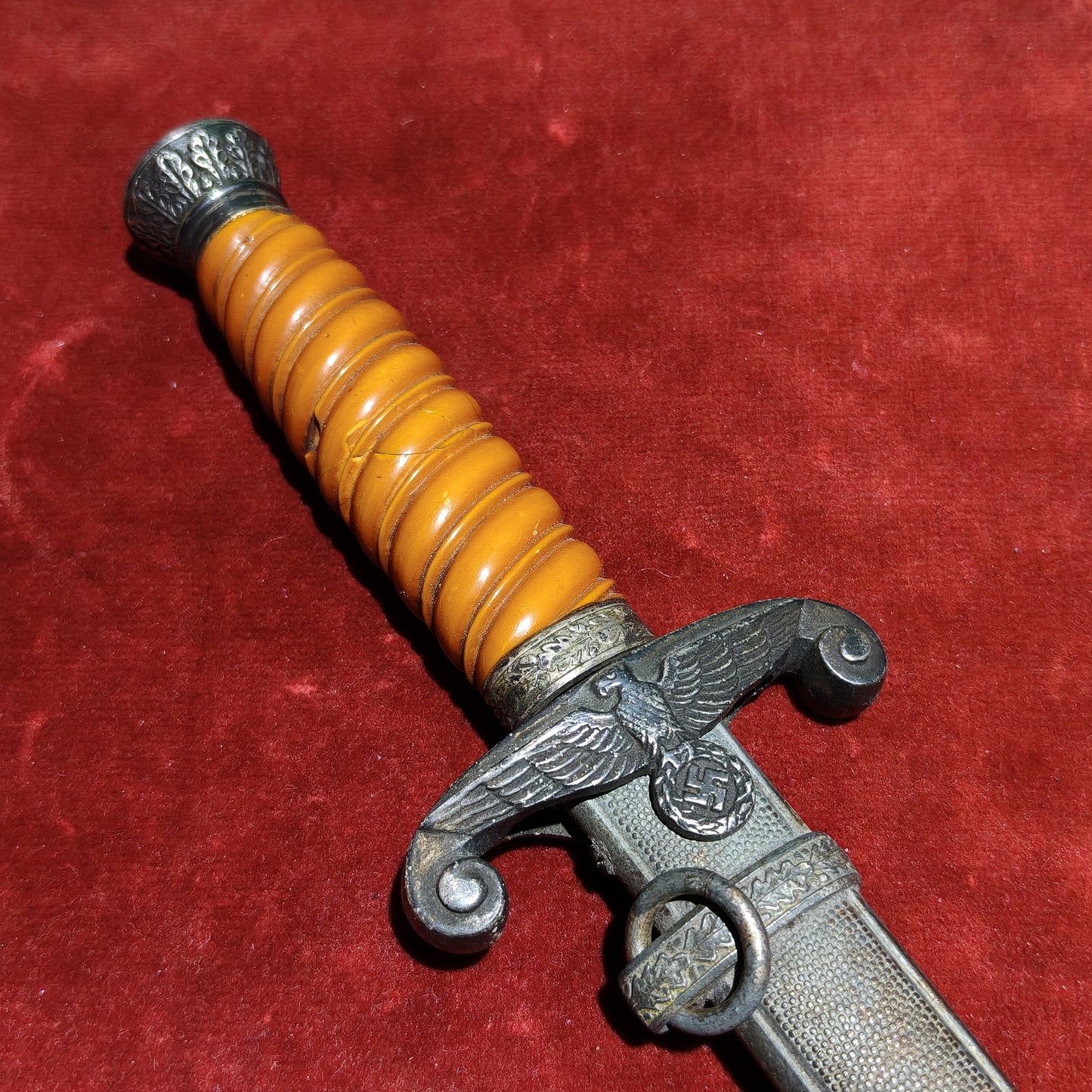 Daga oficial Wehrmacht Sin marcas en hoja