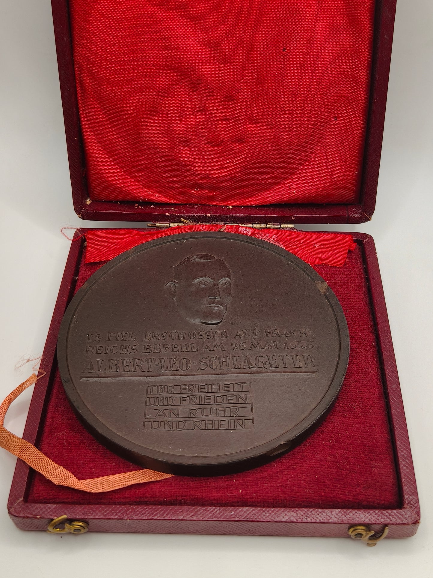 Placa de Schlageter, héroe alemán del Frei Korps