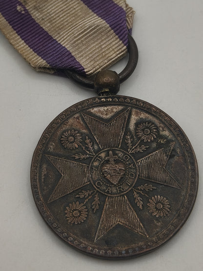 Charity Order Carlist medal. Charles VII Spain. Margaritas