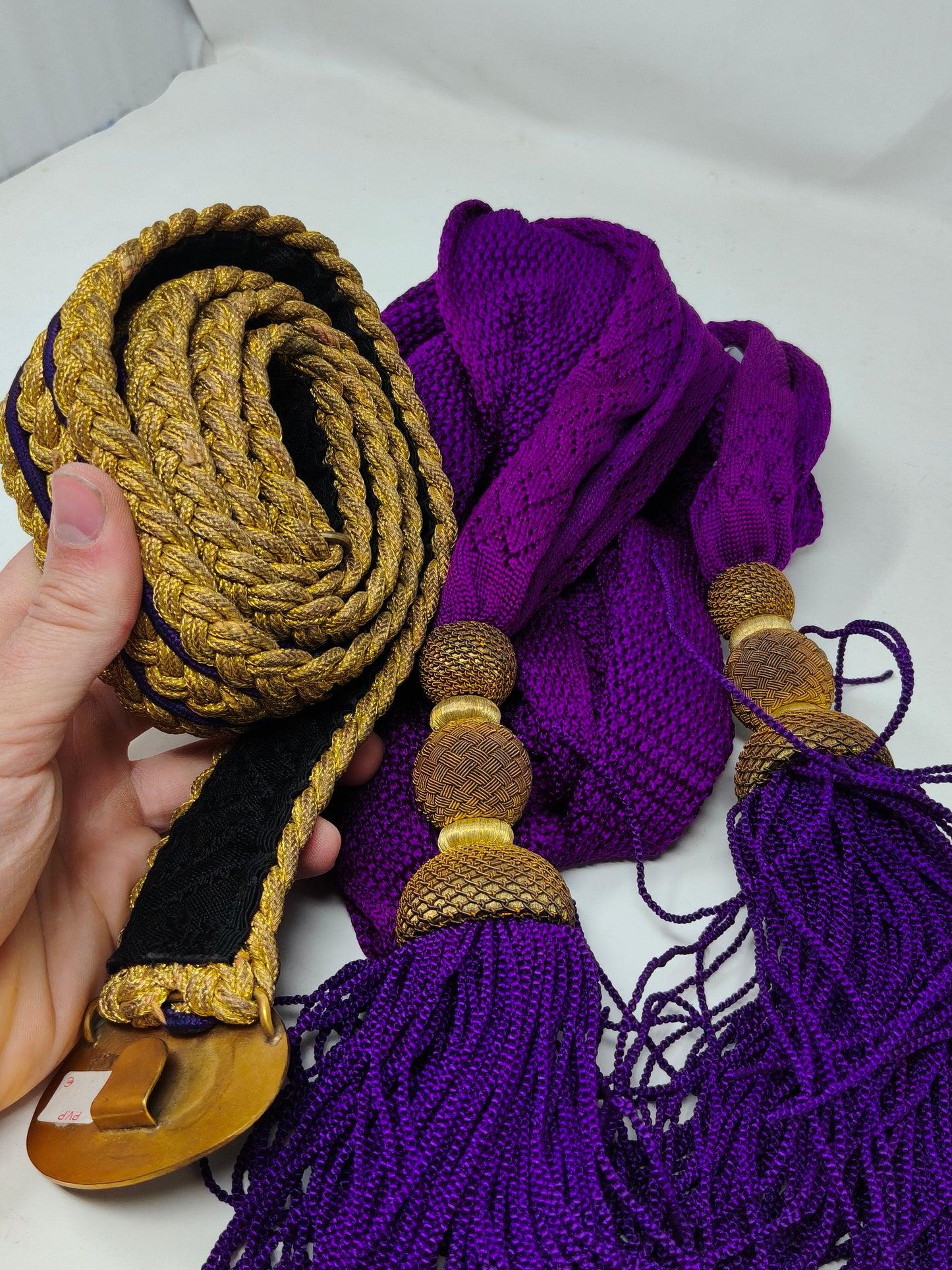 Conjunto correajes de jerarquía de Falange