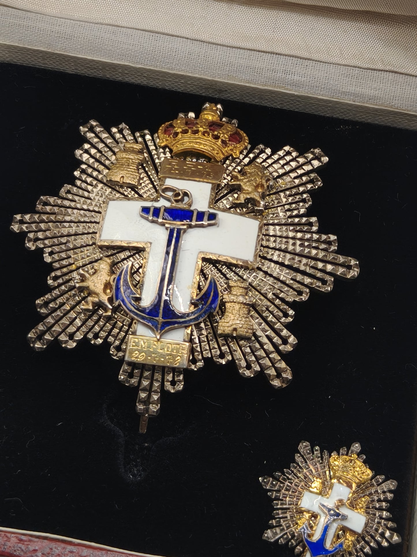 Naval Merit Order Breast Star. Spain