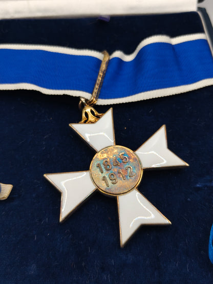 Gran cruz Encomendador Orden Río Blanco. Plata maciza.