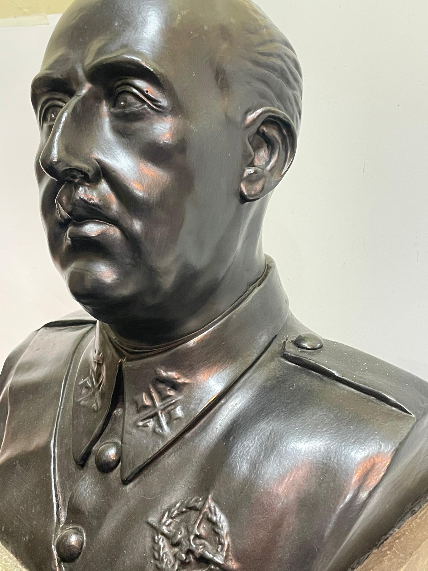 Gran busto Franco Uniforme Guerra civil española.