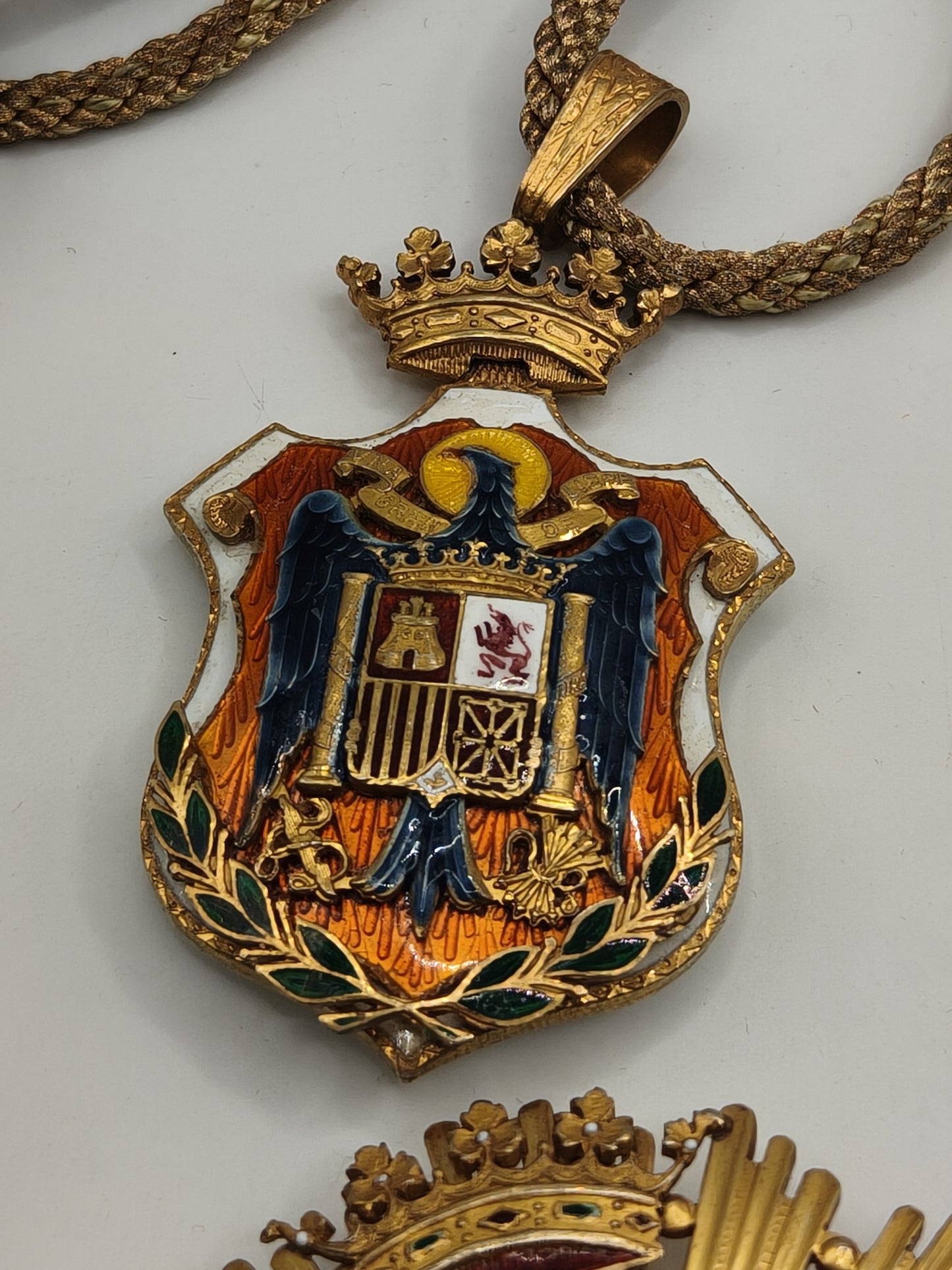 National Economic Council Grand cross and medal. Spain Franco's period