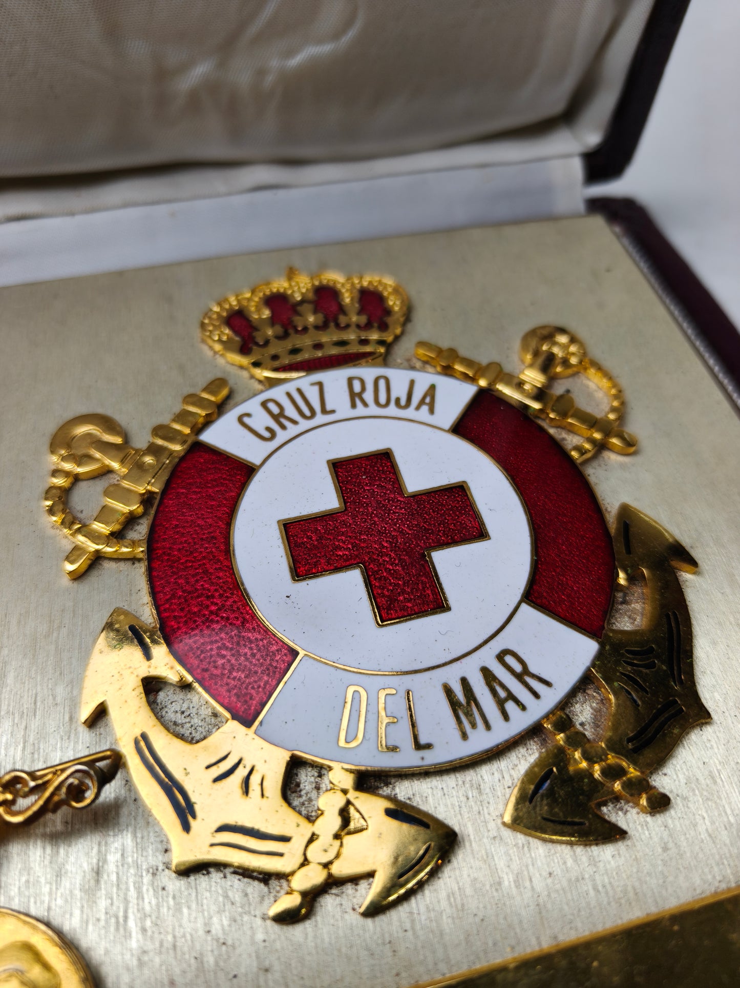 Coast Guard Red Cross Plaque. Spain.