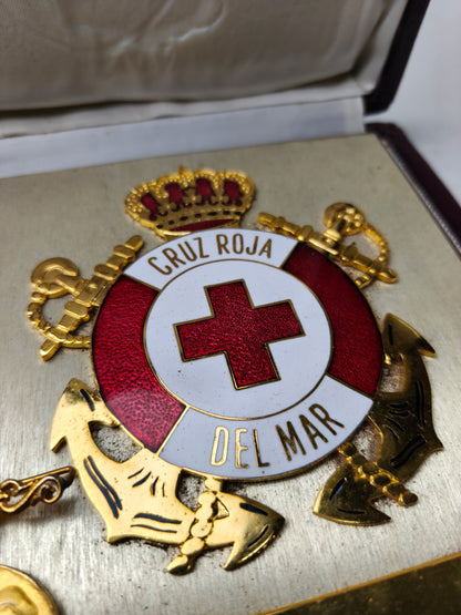Coast Guard Red Cross Plaque. Spain.