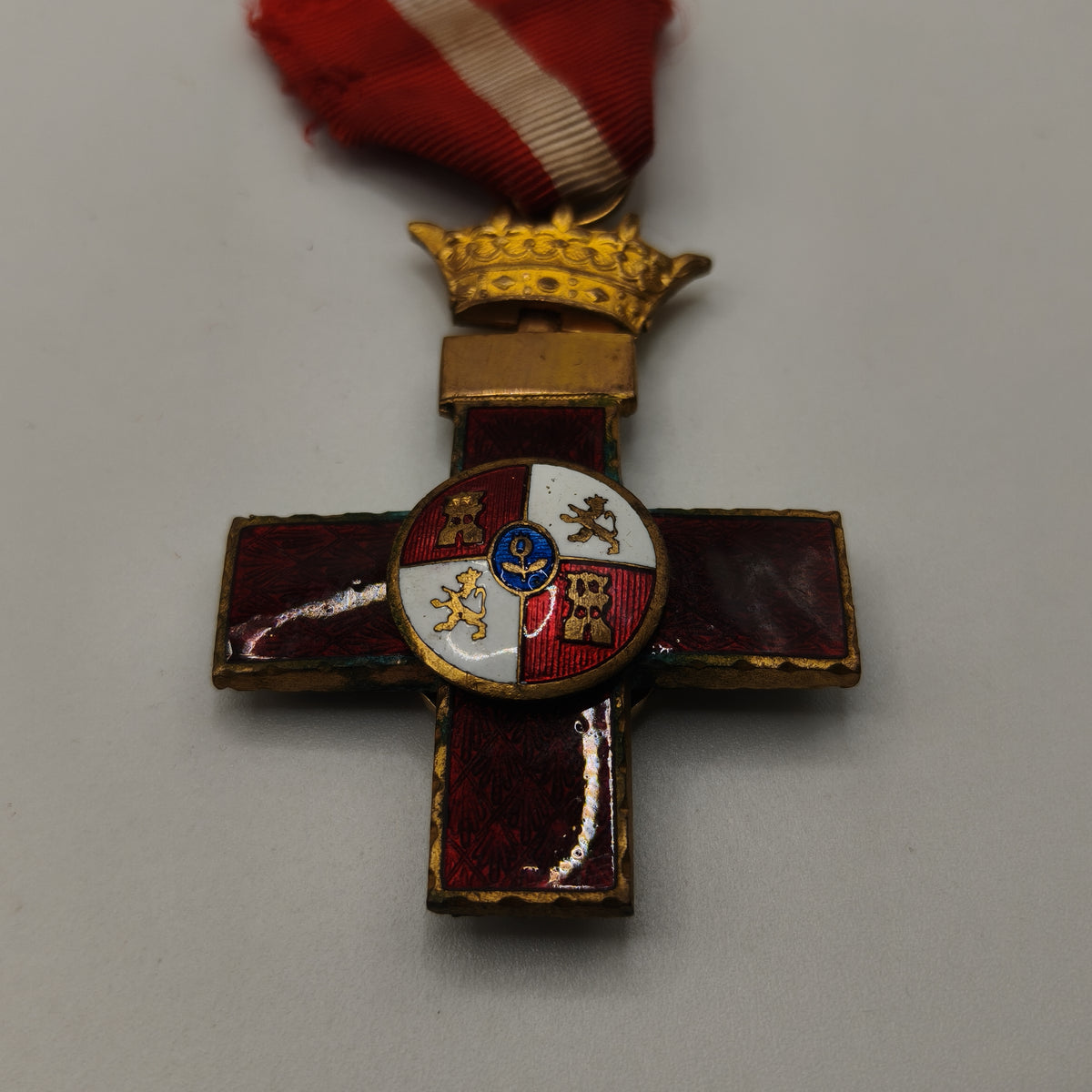 Red Cross Medal, War Merit Order. Spanish Civil War.