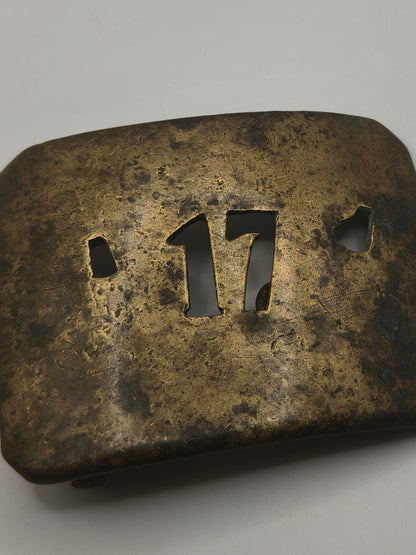 17 Regiment Buckle. Cuba American Spanish War.